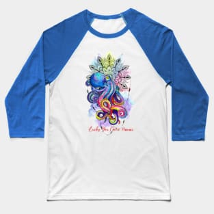 Lucky You Come Hawaii Tako (octopus) Design brings great color into life! Baseball T-Shirt